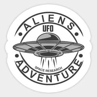 Alien Adventure Sticker